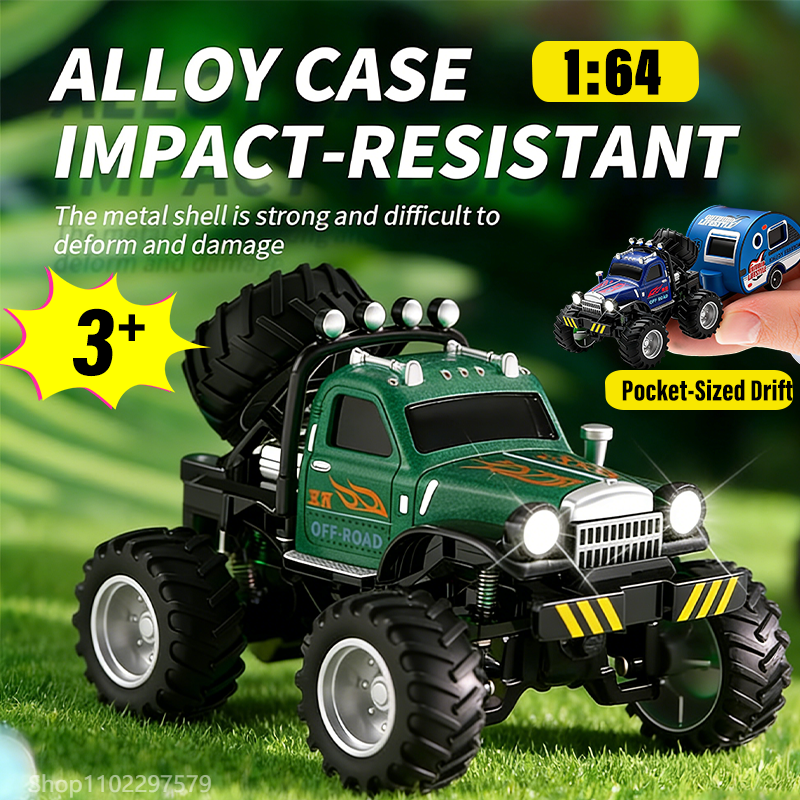 Kids Outdoor Obstacle Course Equipment - New 1/64 Scale Monster Truck With