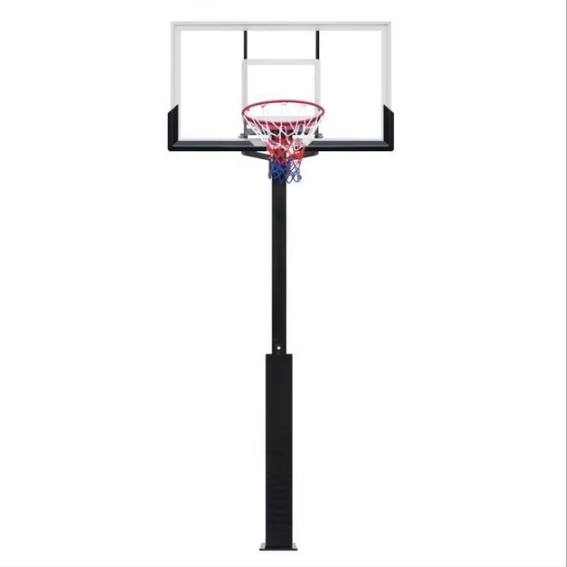 Basketball Hoop Outdoor - Solid Or Tempered Glass Backboard Adjustable