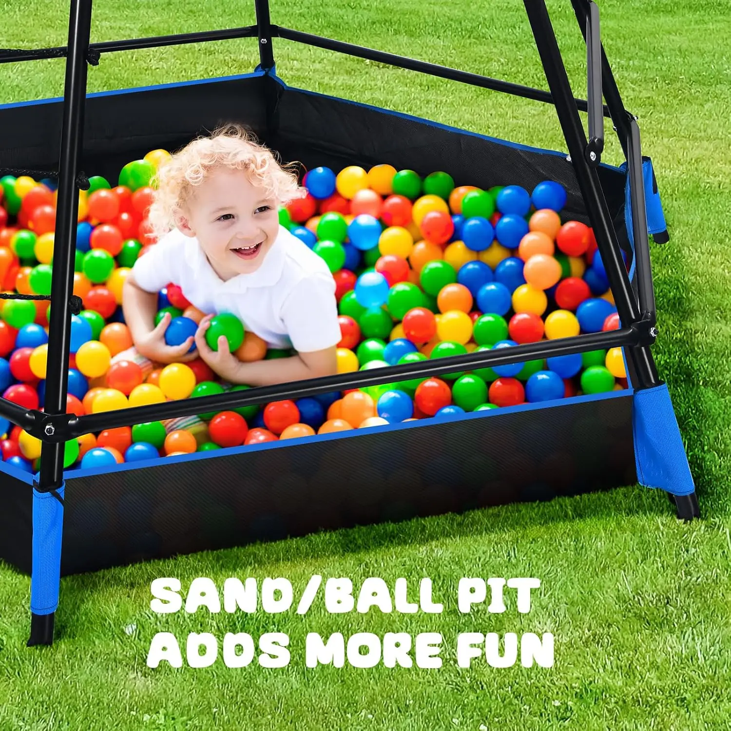 Kids Outdoor Play Tent - Hot-sellingJungle Gym with Platform and Tent