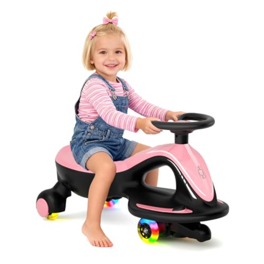Ride On Toy Car - 12V Electric Wiggle Car Ride On