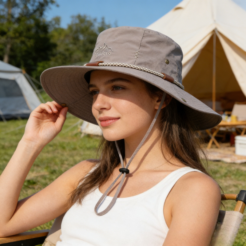 Kids Outdoor Wagon - Summer Breathable Outdoor Camping Hiking Hat