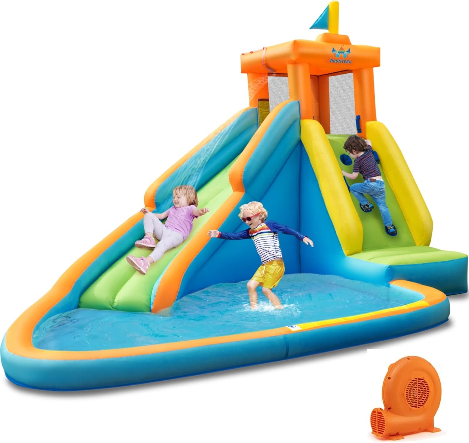 Kids Outdoor Water Park - Inflatable Water Slide for Kids, Giant