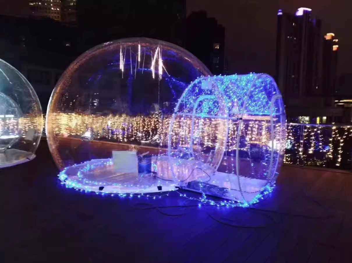 Kids Outdoor Play Tent - ​Inflatable Bubble House Kids Play Tent
