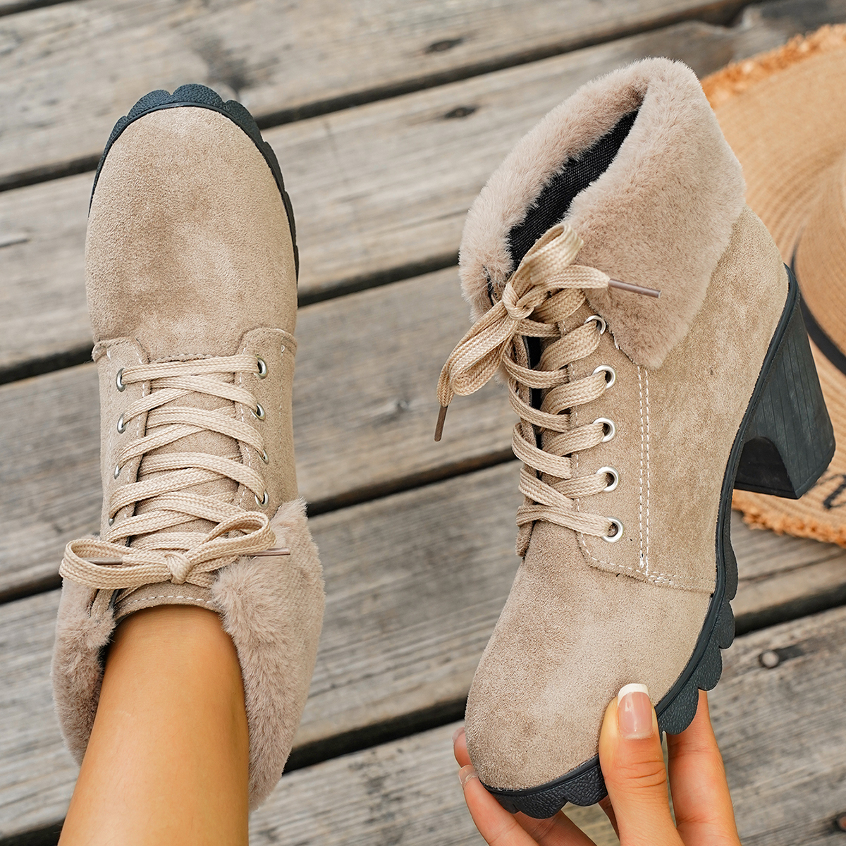 Kids Outdoor Boots - Autumn Winter Women Comfortable Ankle Boots