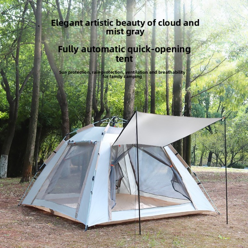 Kids Outdoor Wagon - All Weather Automatic Large Beach Tent