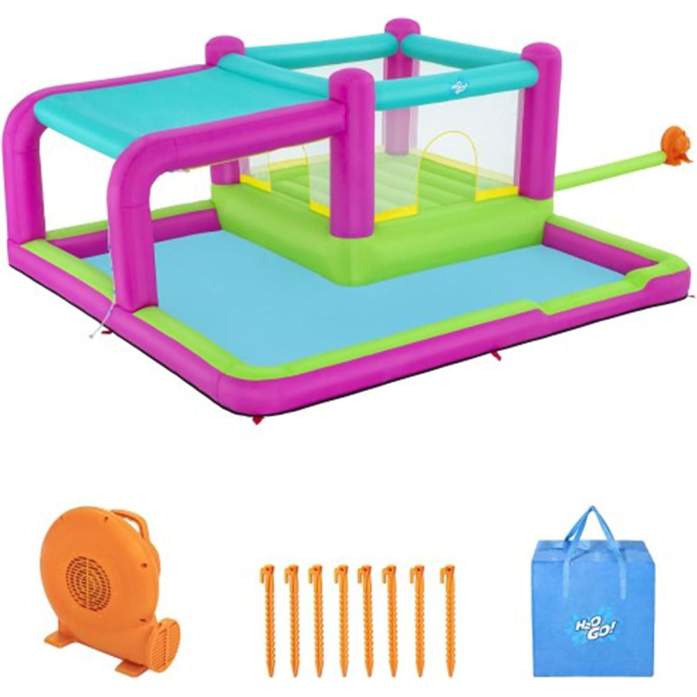 Bouncin' Bay Kids Iatable Mega - Kids Outdoor Water Park 评论和价格