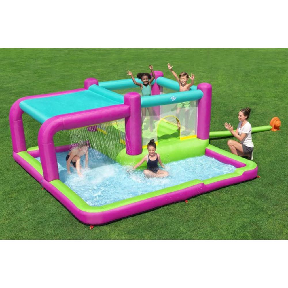 Bouncin' Bay Kids Iatable Mega - Kids Outdoor Water Park 评论和价格