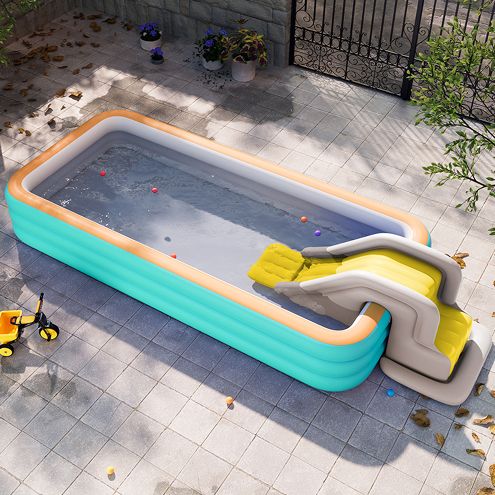 Inflatable Water Slide Compact - Kids Outdoor Water Park 评论和价格