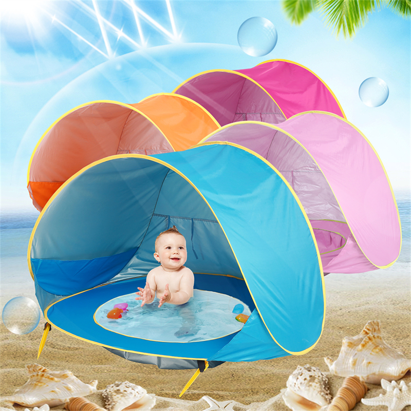 Baby Beach Tent Portable Shade - Kids Outdoor Play Tent 评论和价格