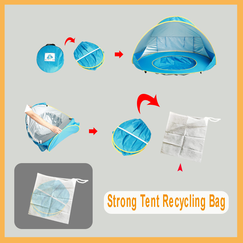 Baby Beach Tent Portable Shade - Kids Outdoor Play Tent 评论和价格