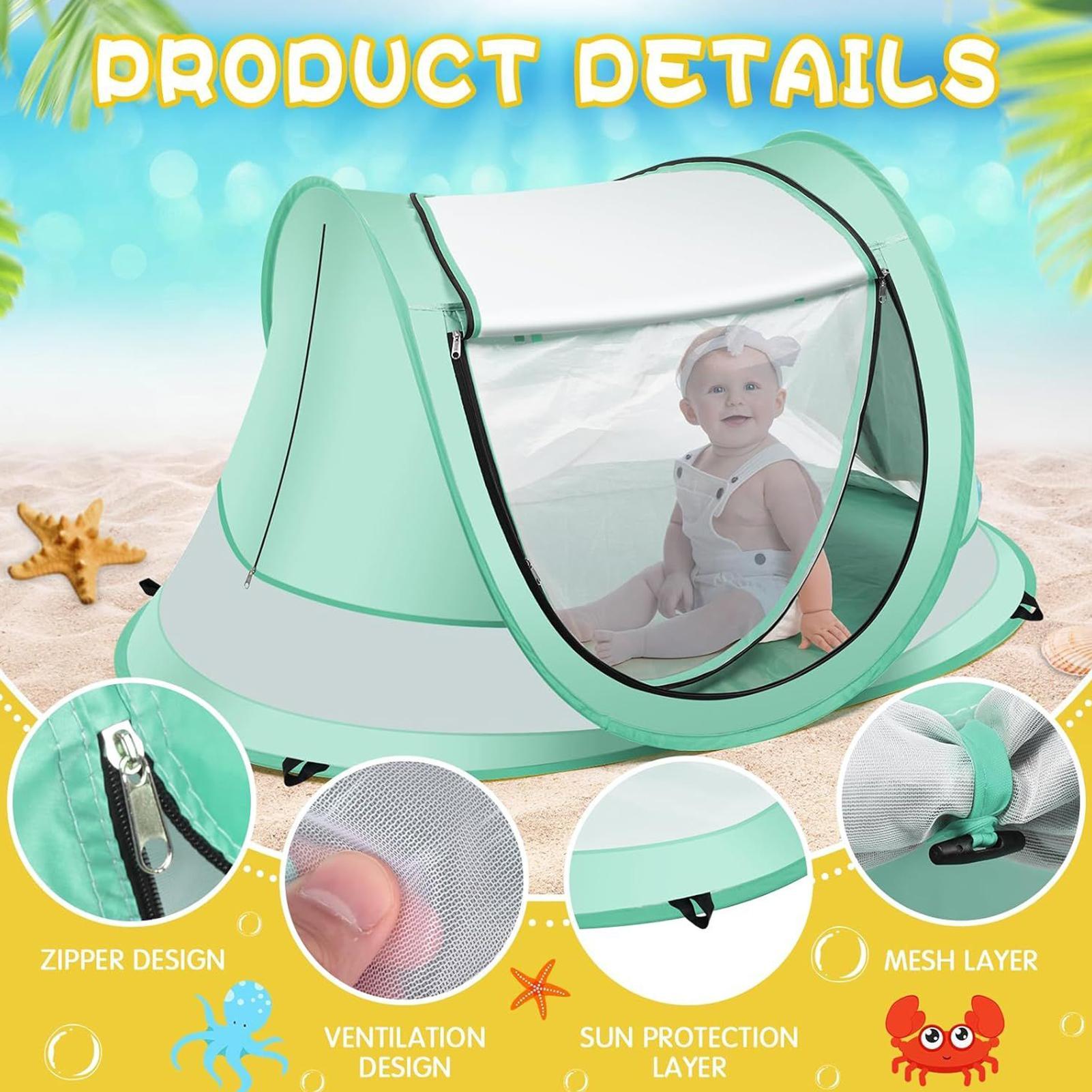 Toddler Beach Tent Outdoor Bab - Kids Outdoor Daybed 评论和价格