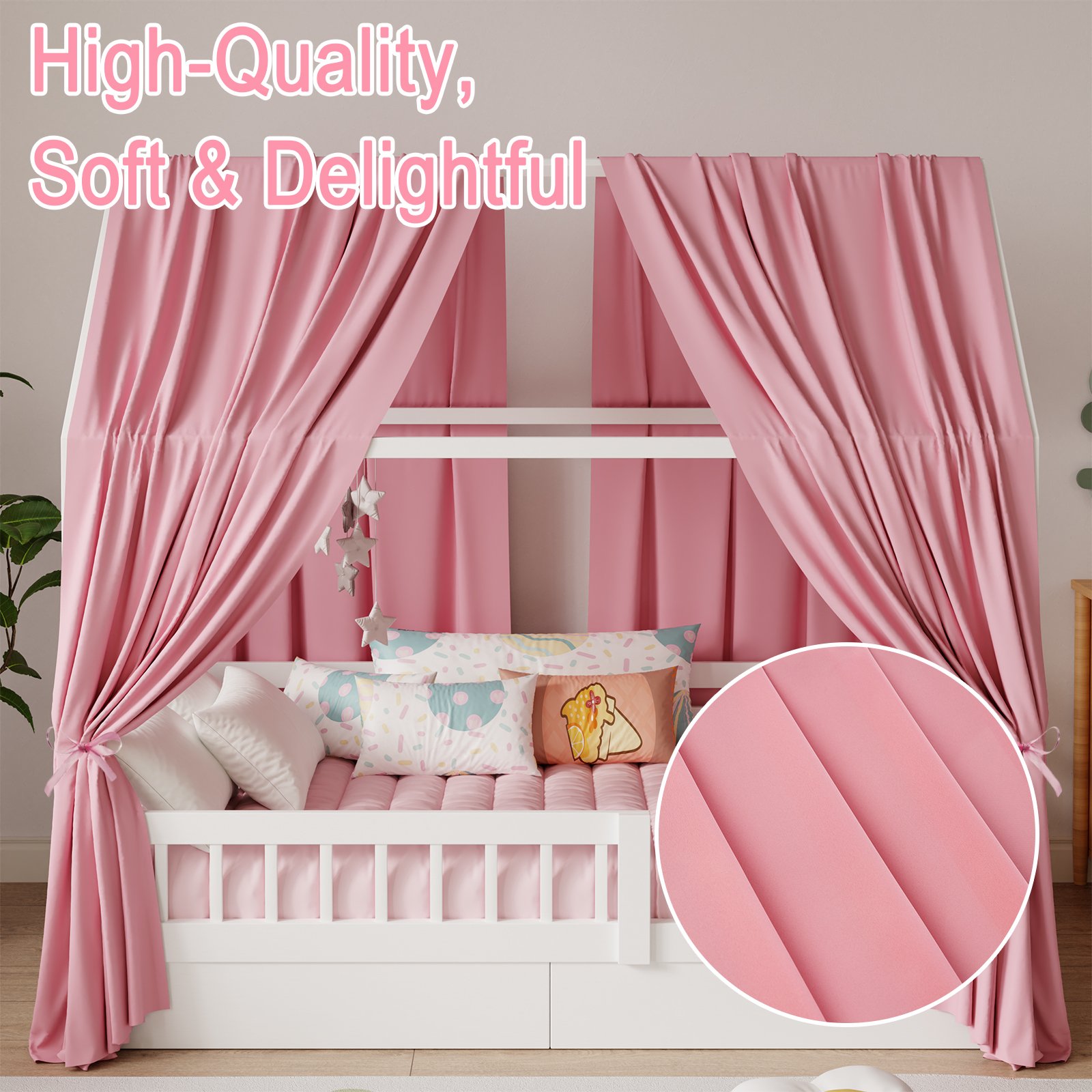 Bunk Bed Canopy 1/2-Piece Musl - Kids Outdoor Daybed 评论和价格