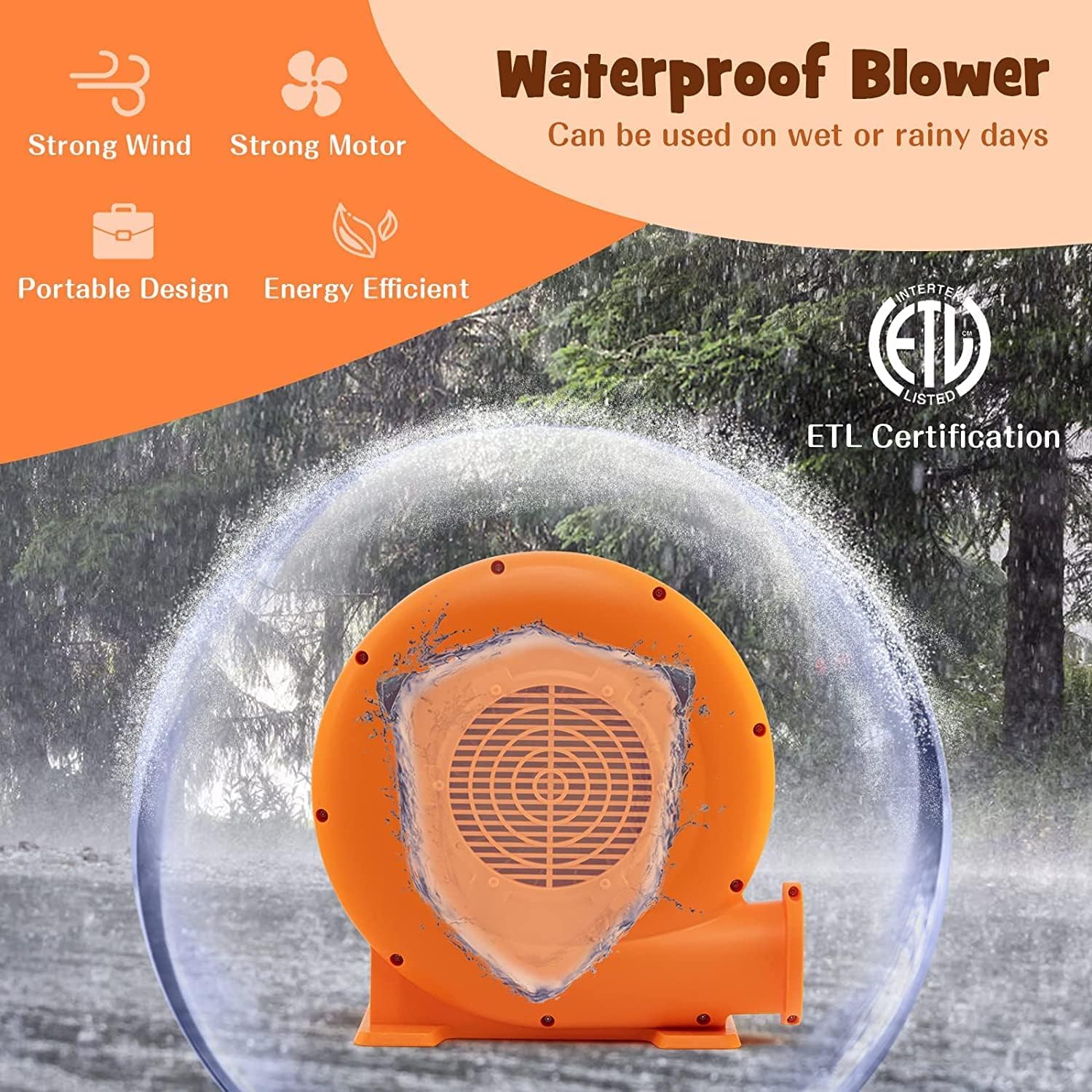 Inflatable Water Slide, 6 in 1 - Kids Outdoor Water Park 评论和价格