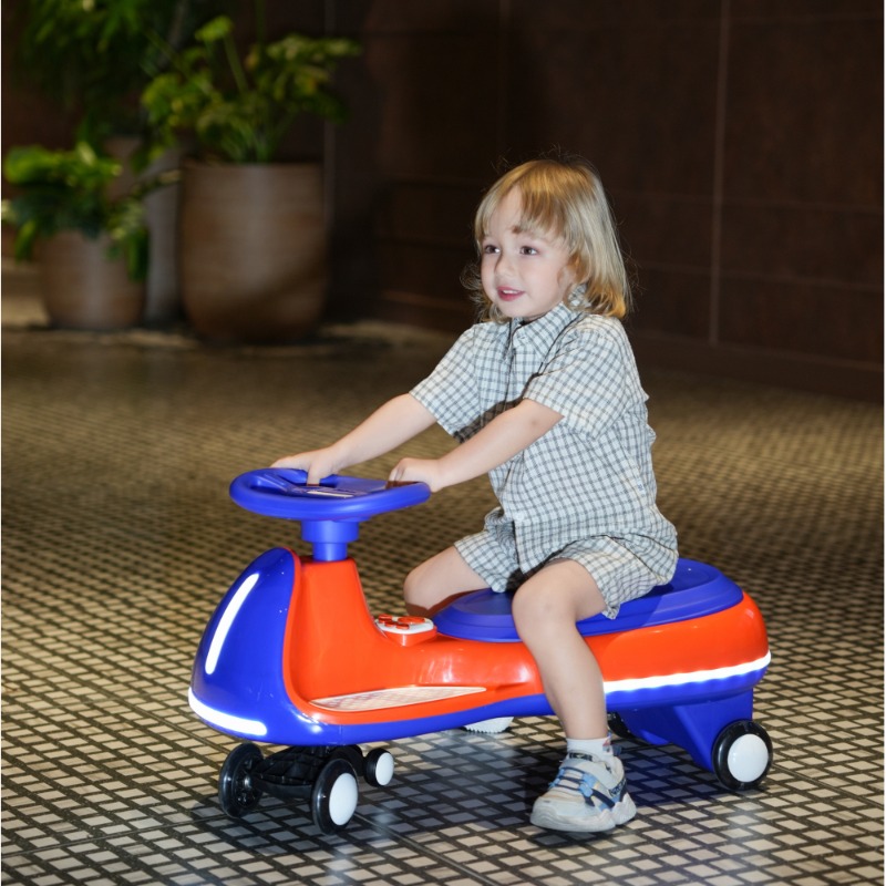 Children's Swing Car with Stee - Ride On Toy Car 评论和价格