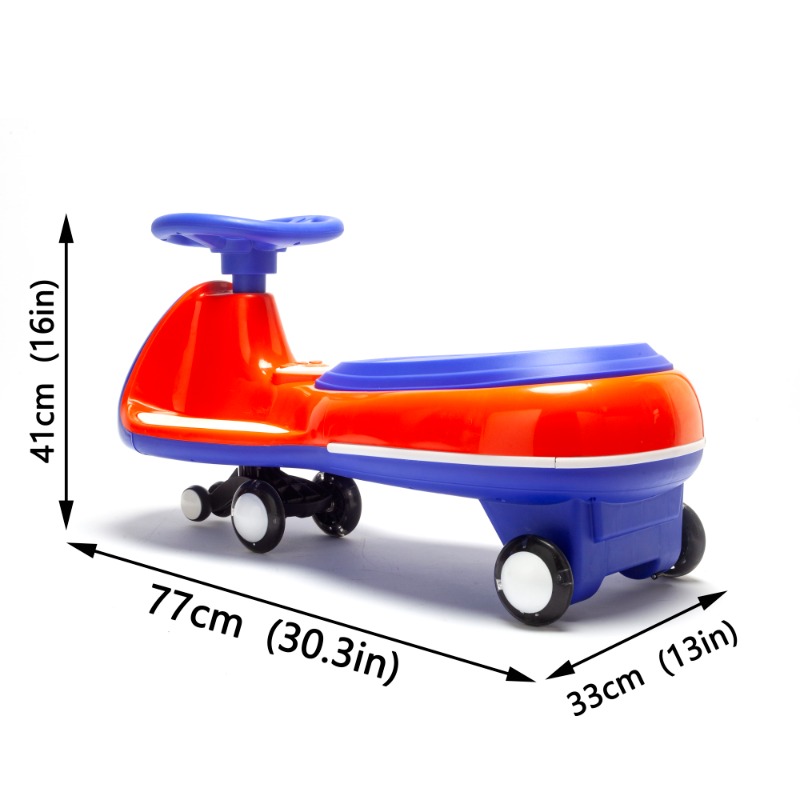 Children's Swing Car with Stee - Ride On Toy Car 评论和价格