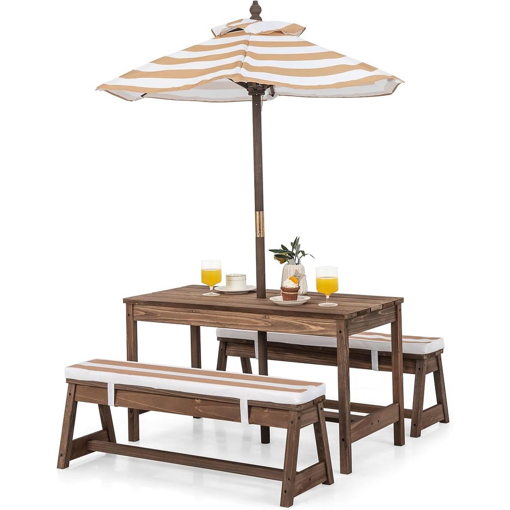 Kids Picnic Table, Outdoor Woo - Kids Outdoor Picnic Table 评论和价格