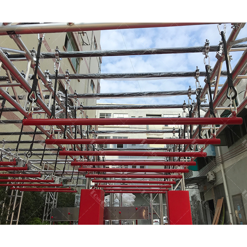 Outdoor Playground Ninja Warri - Kids Outdoor Obstacle Course Equipment 评论和价格