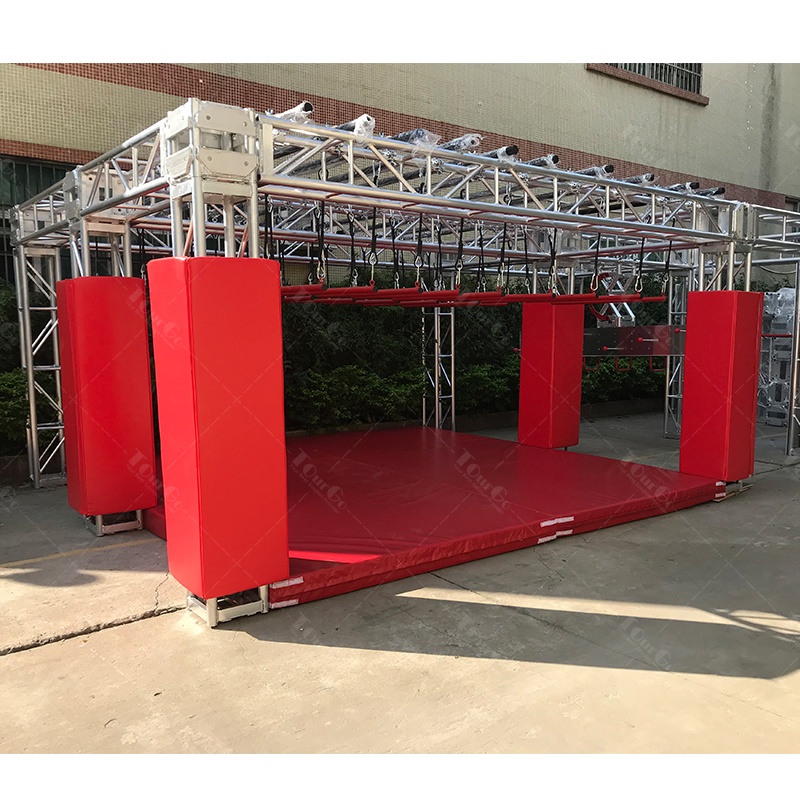 Outdoor Playground Ninja Warri - Kids Outdoor Obstacle Course Equipment 评论和价格