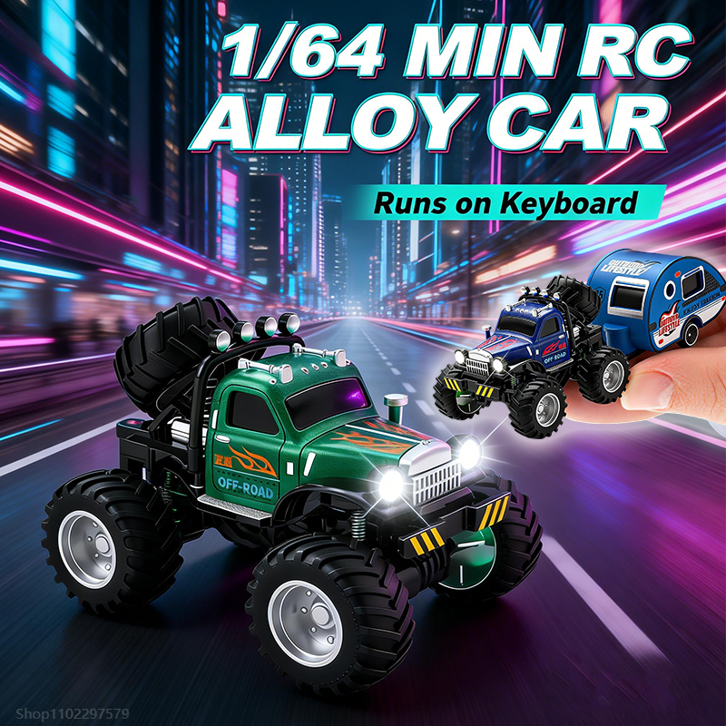 New Mini RC Car 1/64 Scale Mon - Kids Outdoor Obstacle Course Equipment 评论和价格