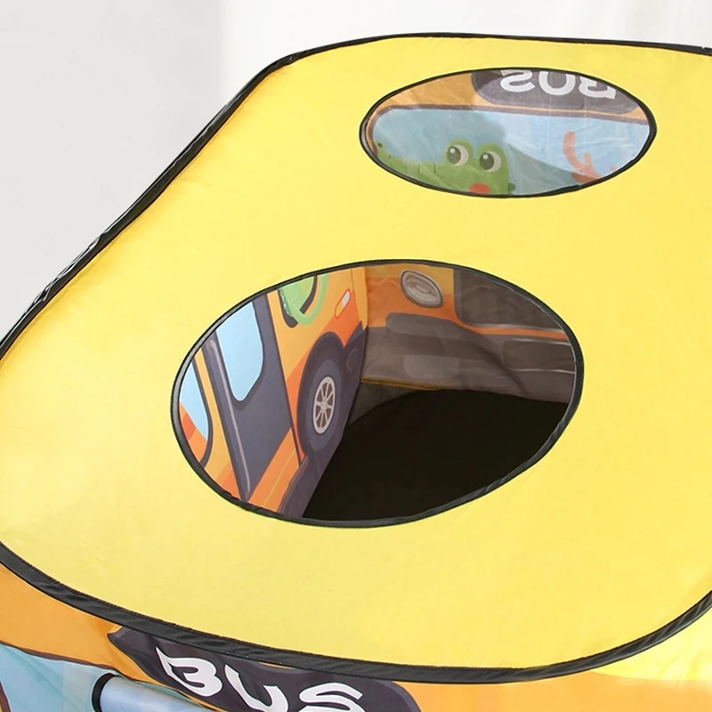 Cartoon Animals Bus Themed Gam - Kids Outdoor Play Tent 评论和价格