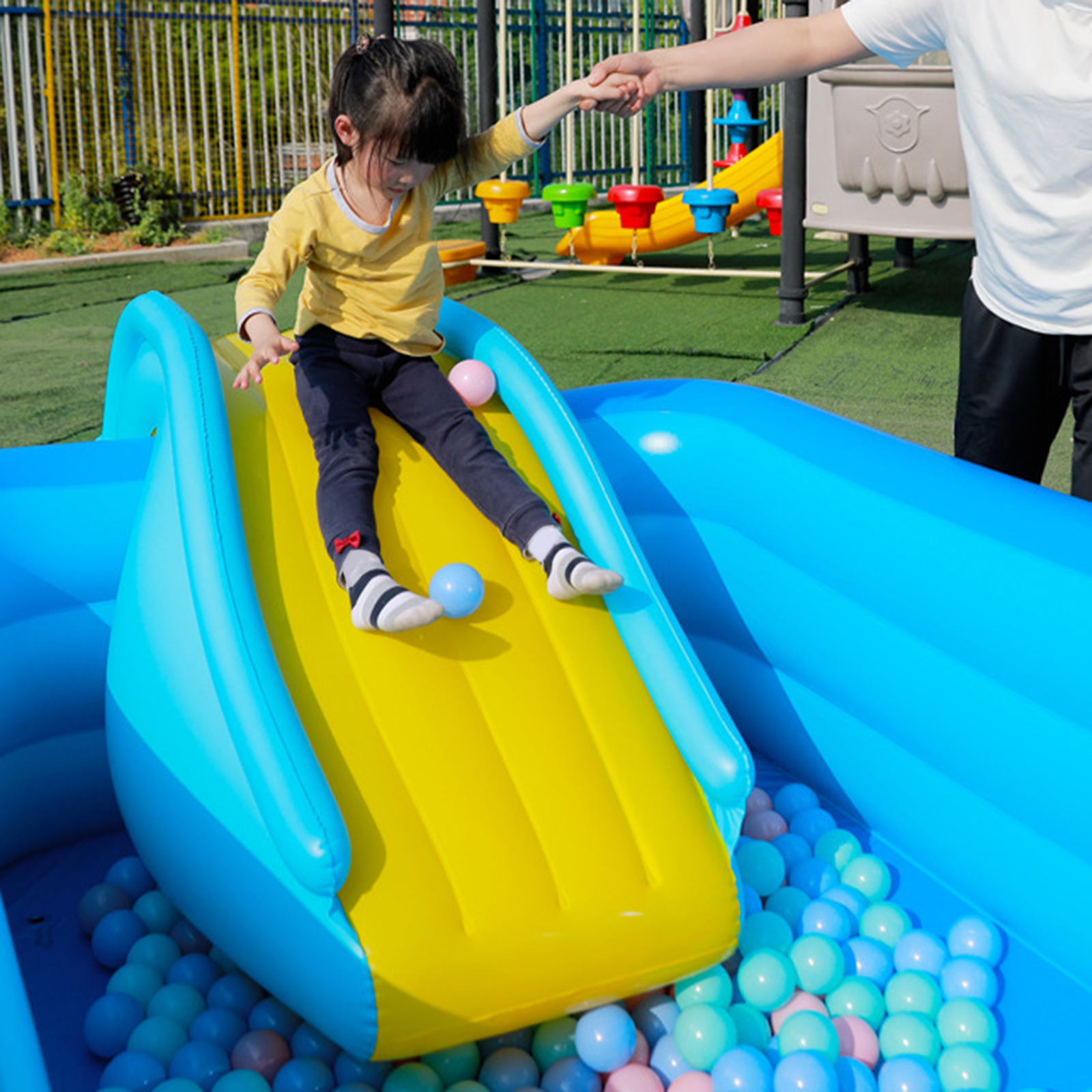 Inflatable Pool Slide Toddler  - Kids Outdoor Water Park 评论和价格