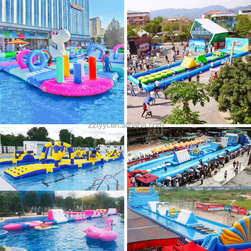 Customized Large Inflatable Wa - Kids Outdoor Obstacle Course Equipment 评论和价格