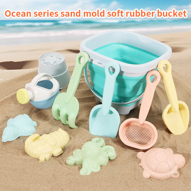 Beach Sand Play Water Set Fold - Kids Outdoor Water Play 评论和价格