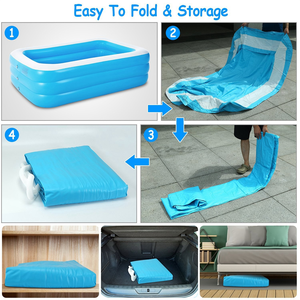 Inflatable Swimming Pools Infl - Kids Outdoor Lounge 评论和价格