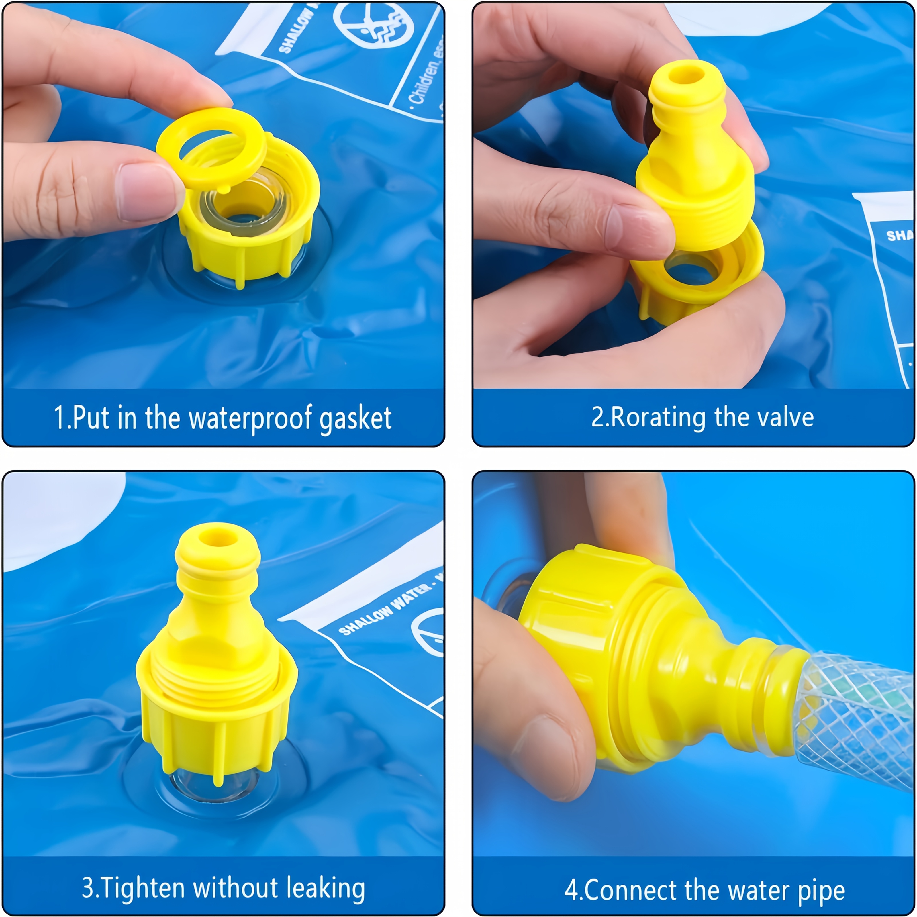 PVC Inflatable Splash Pad Spri - Kids Outdoor Water Play 评论和价格