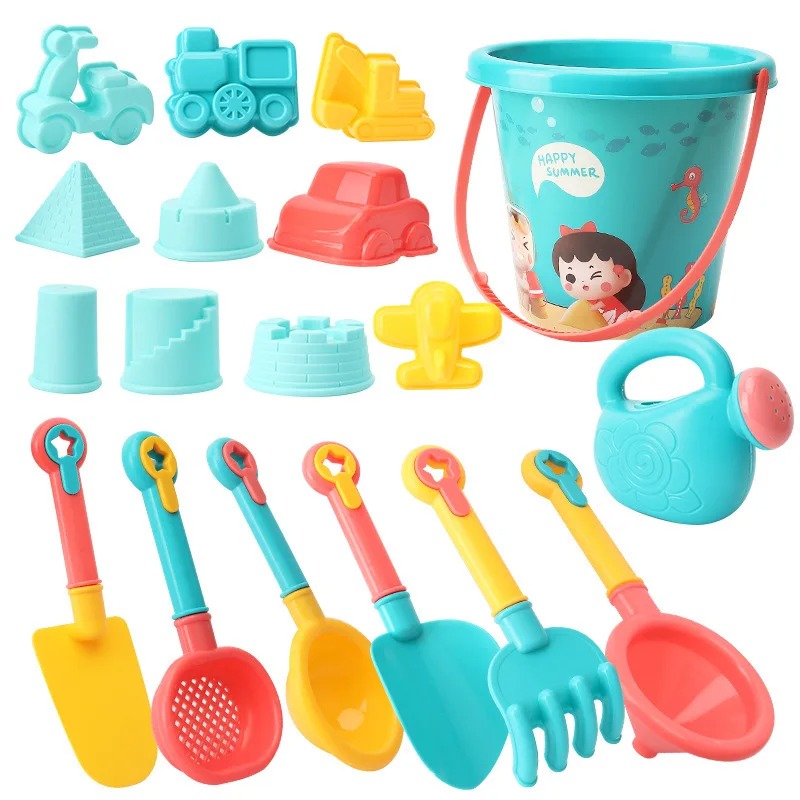 18PCS Beach Toy Set Bucket Sea - Kids Outdoor Water Play 评论和价格