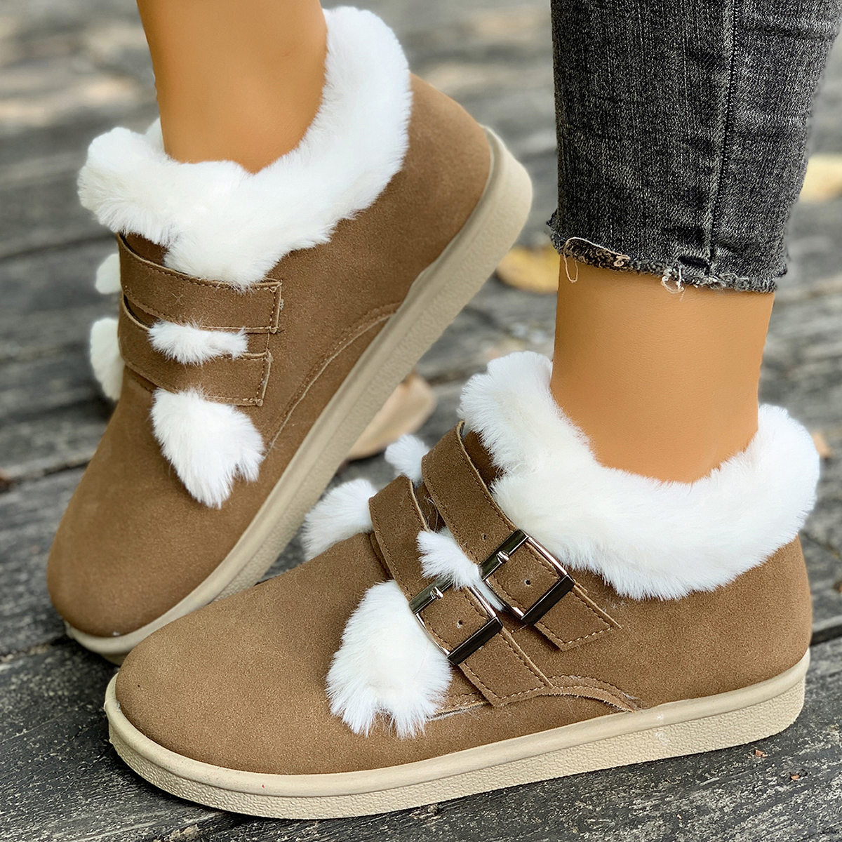 Winter Warm New Women Slip on  - Kids Outdoor Boots 评论和价格