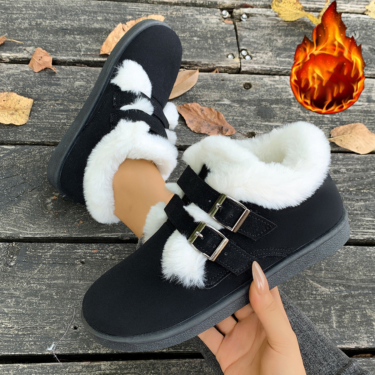 Winter Warm New Women Slip on  - Kids Outdoor Boots 评论和价格