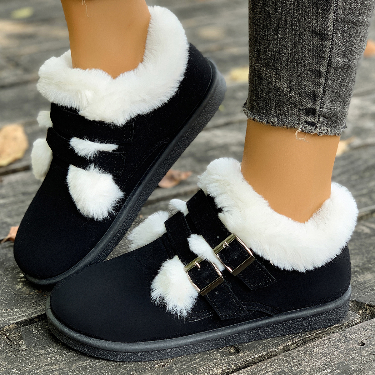 Winter Warm New Women Slip on  - Kids Outdoor Boots 评论和价格