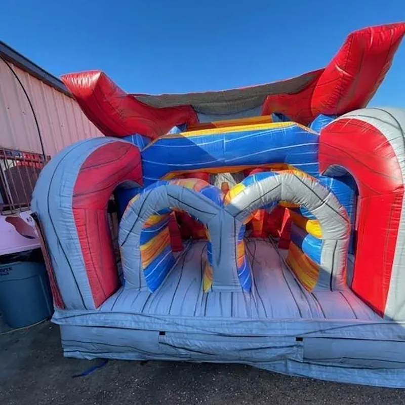 Inflatable Obstacle Course Com - Kids Outdoor Obstacle Course Equipment 评论和价格