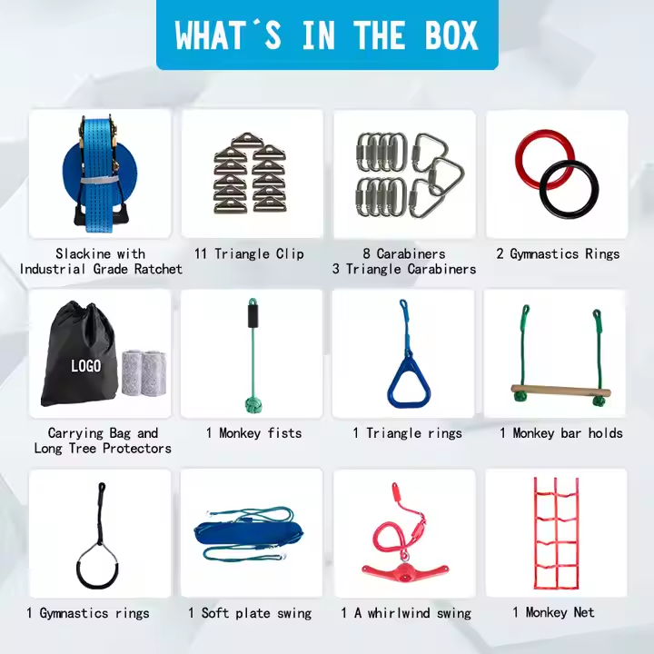 Warrior Obstacle Course Kit fo - Kids Outdoor Monkey Bar Set 评论和价格