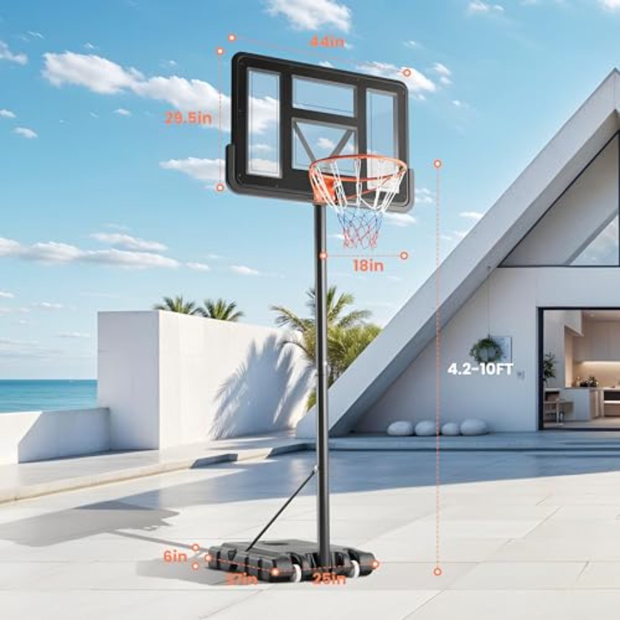 Outdoor adjustable basketball  - Basketball Hoop Outdoor 评论和价格