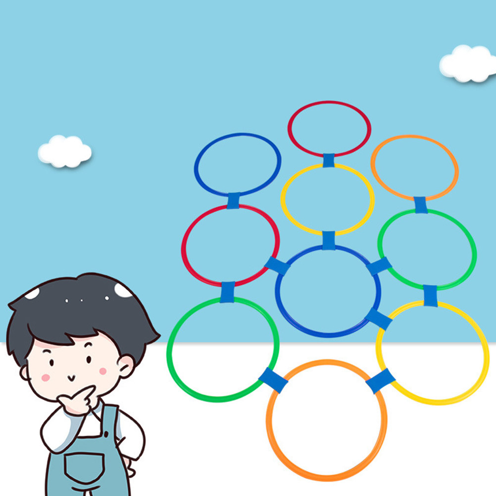 10Pcs Jumping Hoop Game Set 28 - Kids Outdoor Games For Party 评论和价格