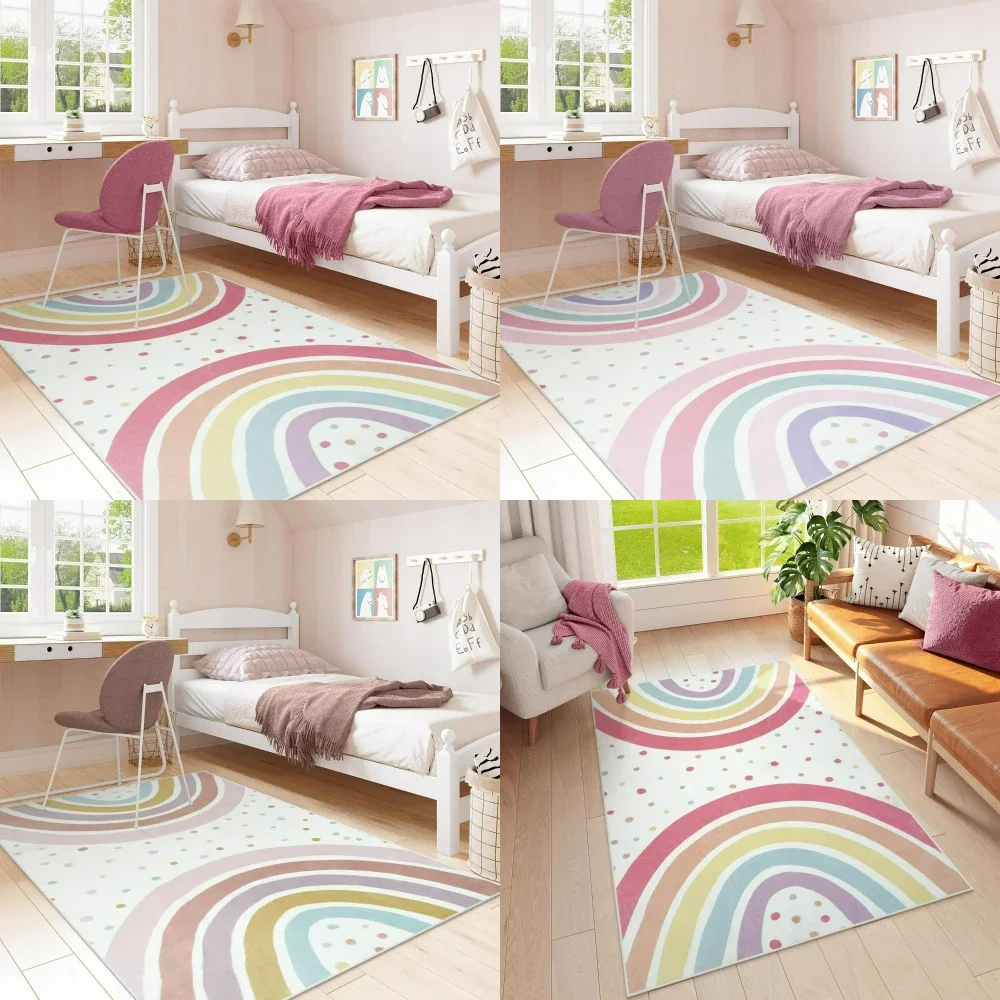 1pc Colorful Dot Boho Rainbow  - Kids Outdoor Lounge 评论和价格