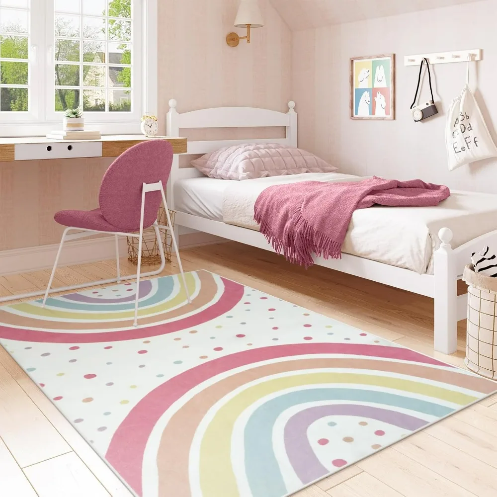 1pc Colorful Dot Boho Rainbow  - Kids Outdoor Lounge 评论和价格