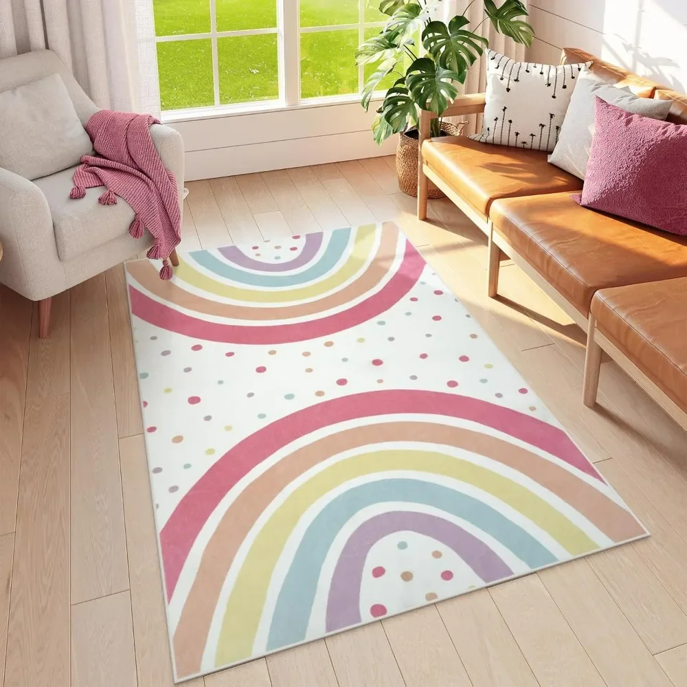 1pc Colorful Dot Boho Rainbow  - Kids Outdoor Lounge 评论和价格