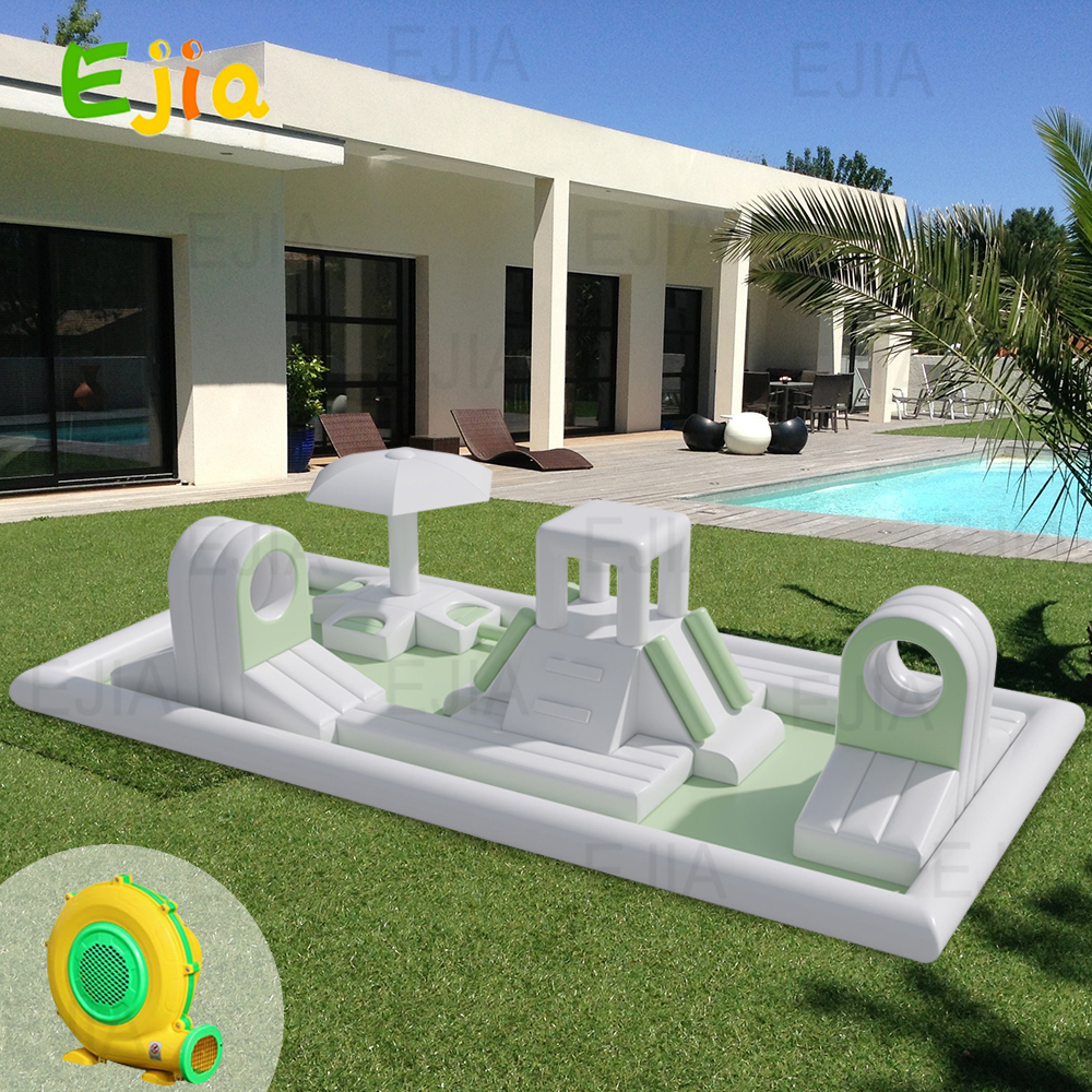 Stock 20×13FT Inflatable Splas - Kids Outdoor Obstacle Course Equipment 评论和价格