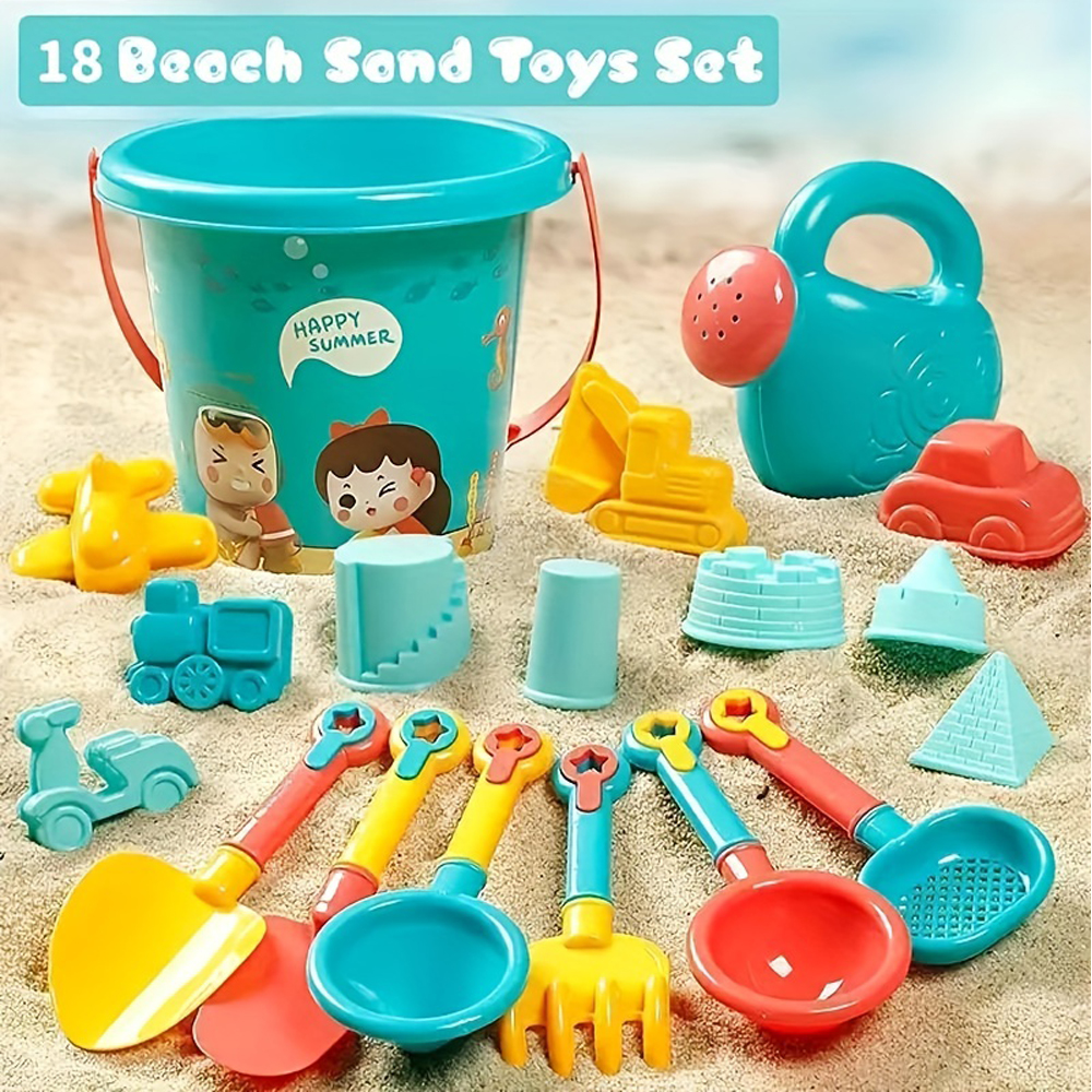 18PCS Beach Sand Toy Set, Dura - Kids Outdoor Water Play 评论和价格