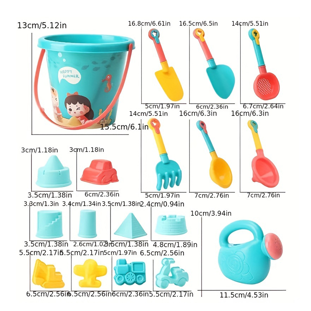 18PCS Beach Sand Toy Set, Dura - Kids Outdoor Water Play 评论和价格