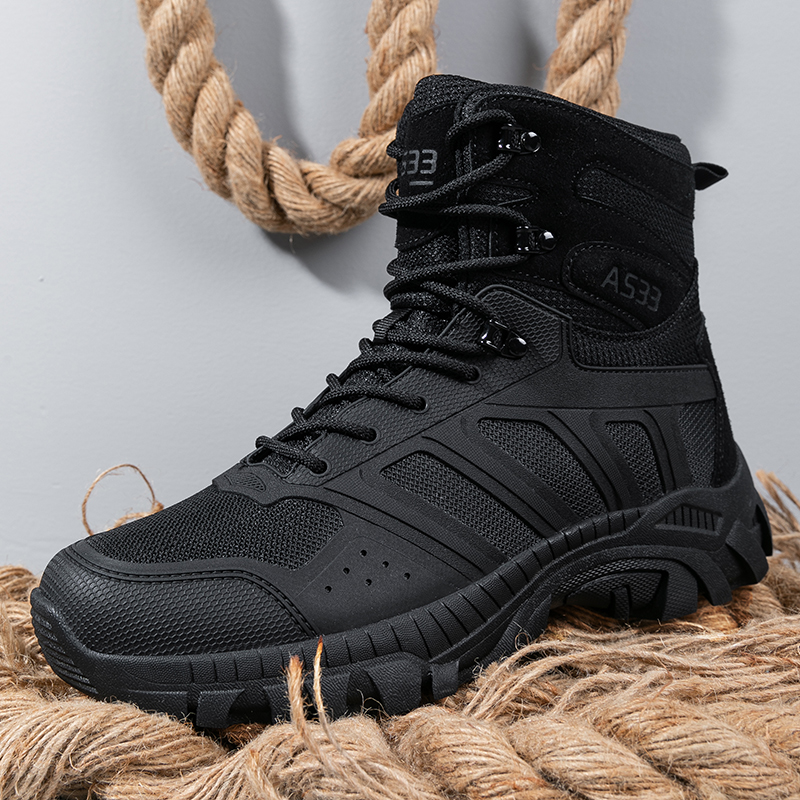 Men Tactical Boots Lace Up Des - Kids Outdoor Boots 评论和价格