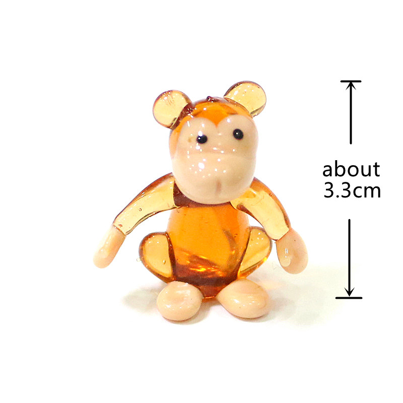 Cute Monkey Mini Figurine Glas - Kids Outdoor Picnic Table 评论和价格
