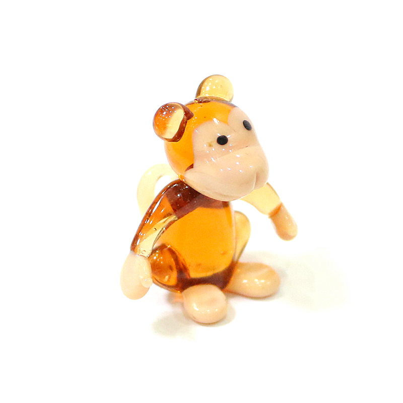 Cute Monkey Mini Figurine Glas - Kids Outdoor Picnic Table 评论和价格