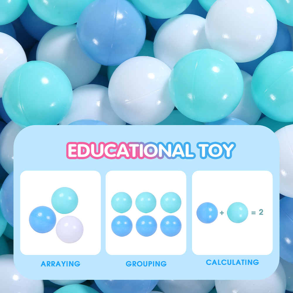 100Pcs Colors Plastic Balls Wa - Kids Outdoor Play Tent 评论和价格