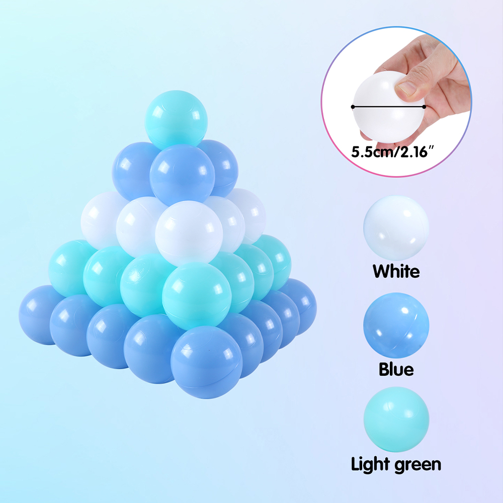 100Pcs Colors Plastic Balls Wa - Kids Outdoor Play Tent 评论和价格