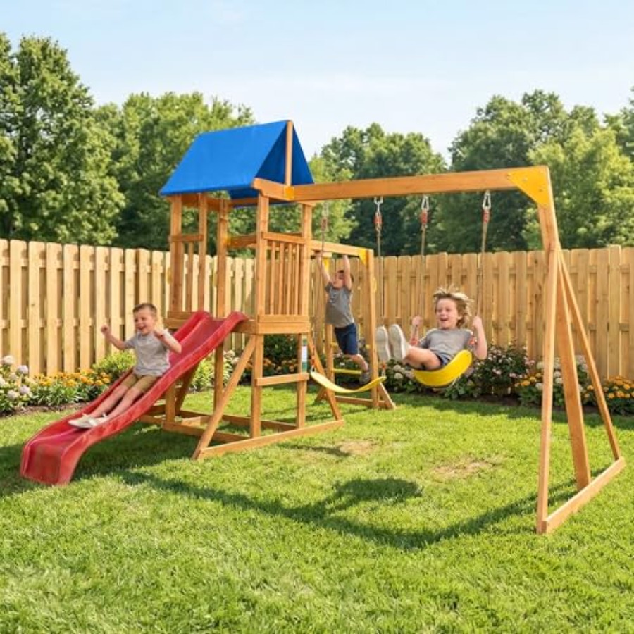 Backyard playground set with m - Kids Outdoor Monkey Bar Set 评论和价格