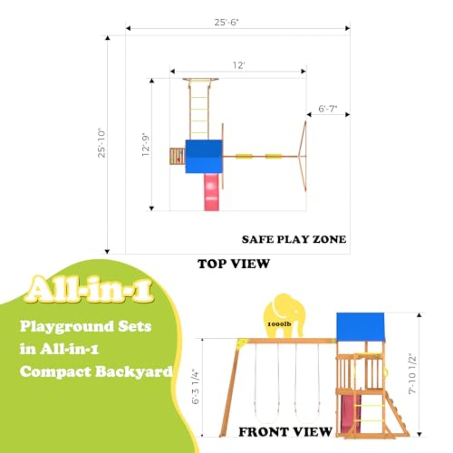 Backyard playground set with m - Kids Outdoor Monkey Bar Set 评论和价格